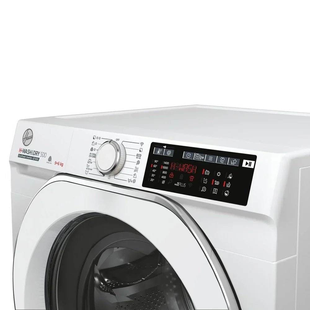 Hoover HD496AMC 1-80 H-WASH 500 WiFi Connected 9+6kg 1400 Spin Washer Dryer White - Image 3