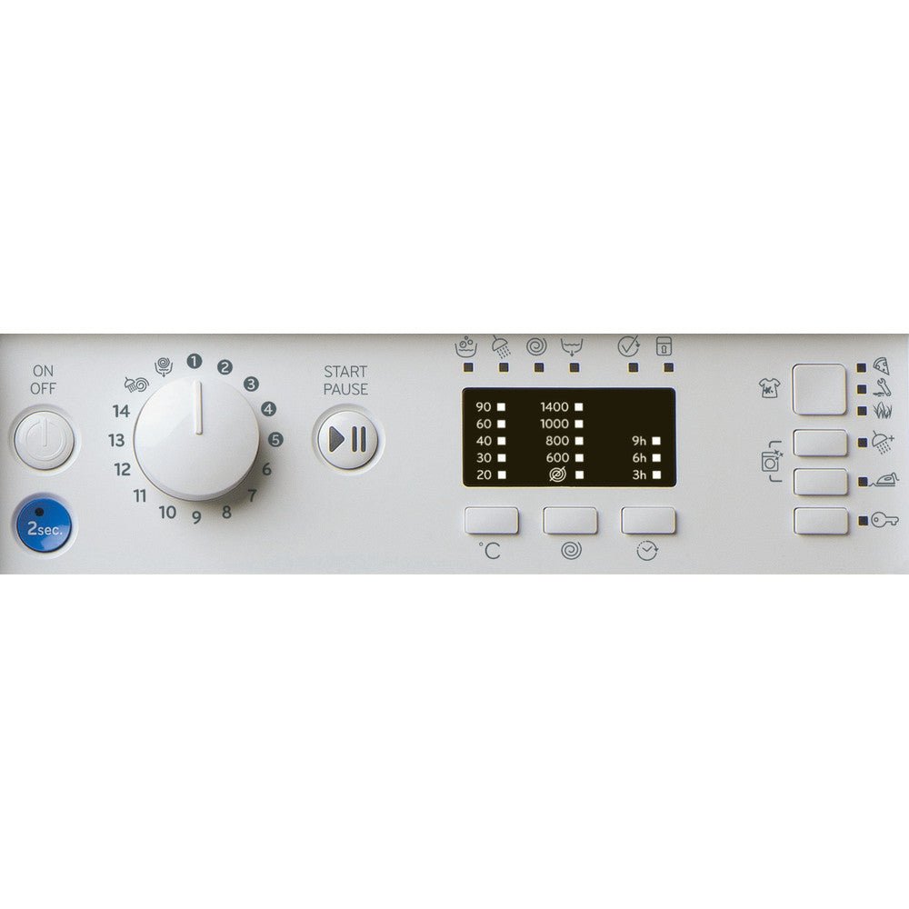 Indesit BIWMIL81485 8kg Built In Washing Machine - Image 7