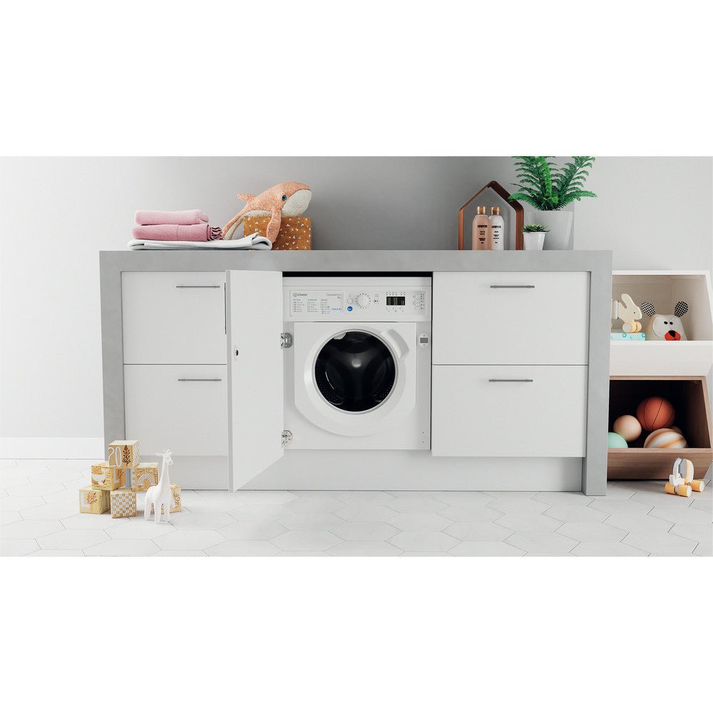 Indesit BIWMIL81485 8kg Built In Washing Machine - Image 8