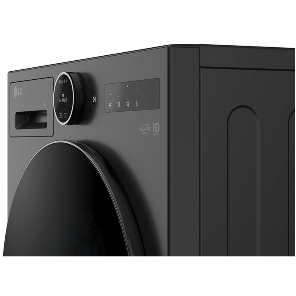 LG F4X7009TBB 9kg 1400 Spin AI Direct Drive Freestanding Washing Machine Black - Image 11