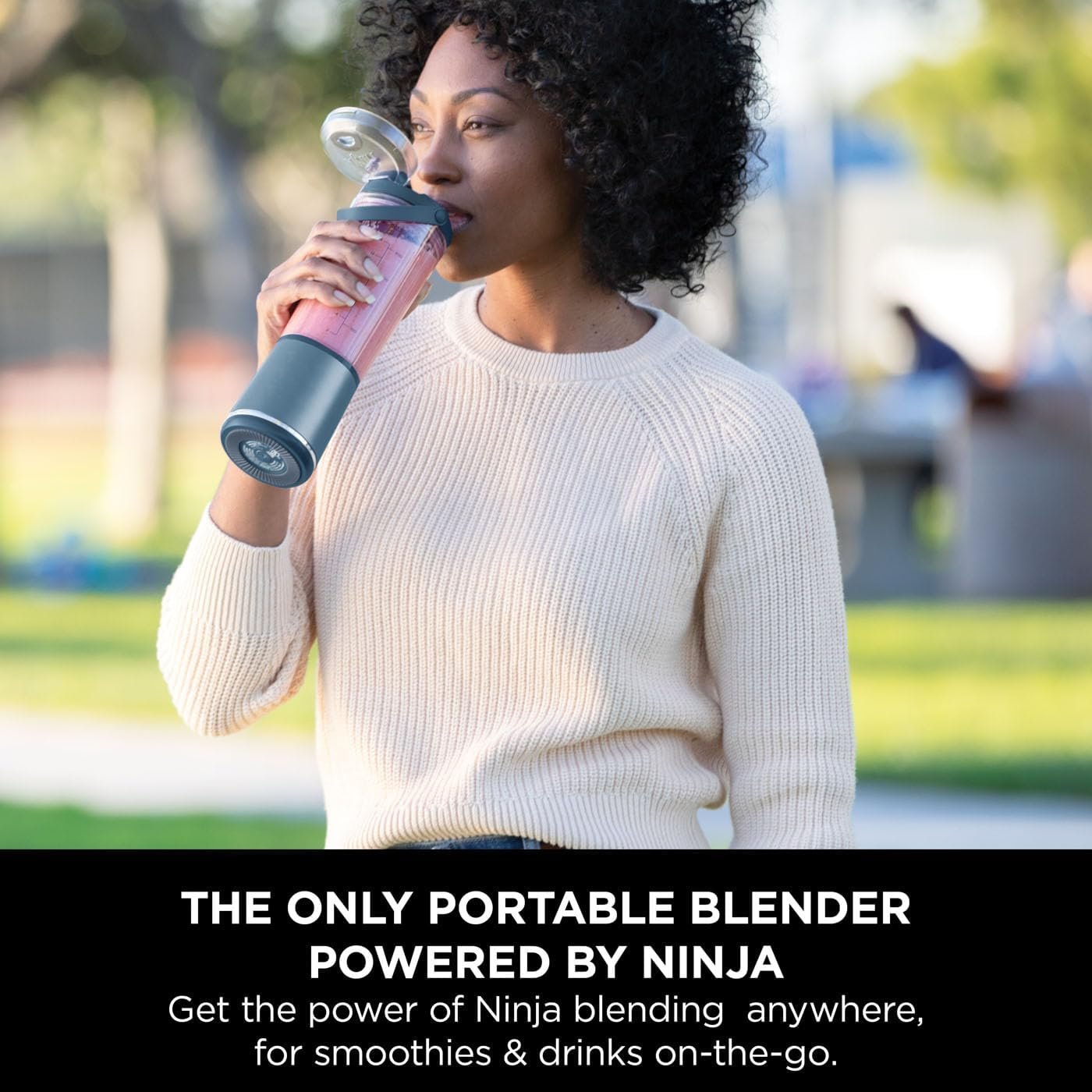 Ninja Blast Cordless Portable Blender Denim Blue BC151UKNV - Image 13