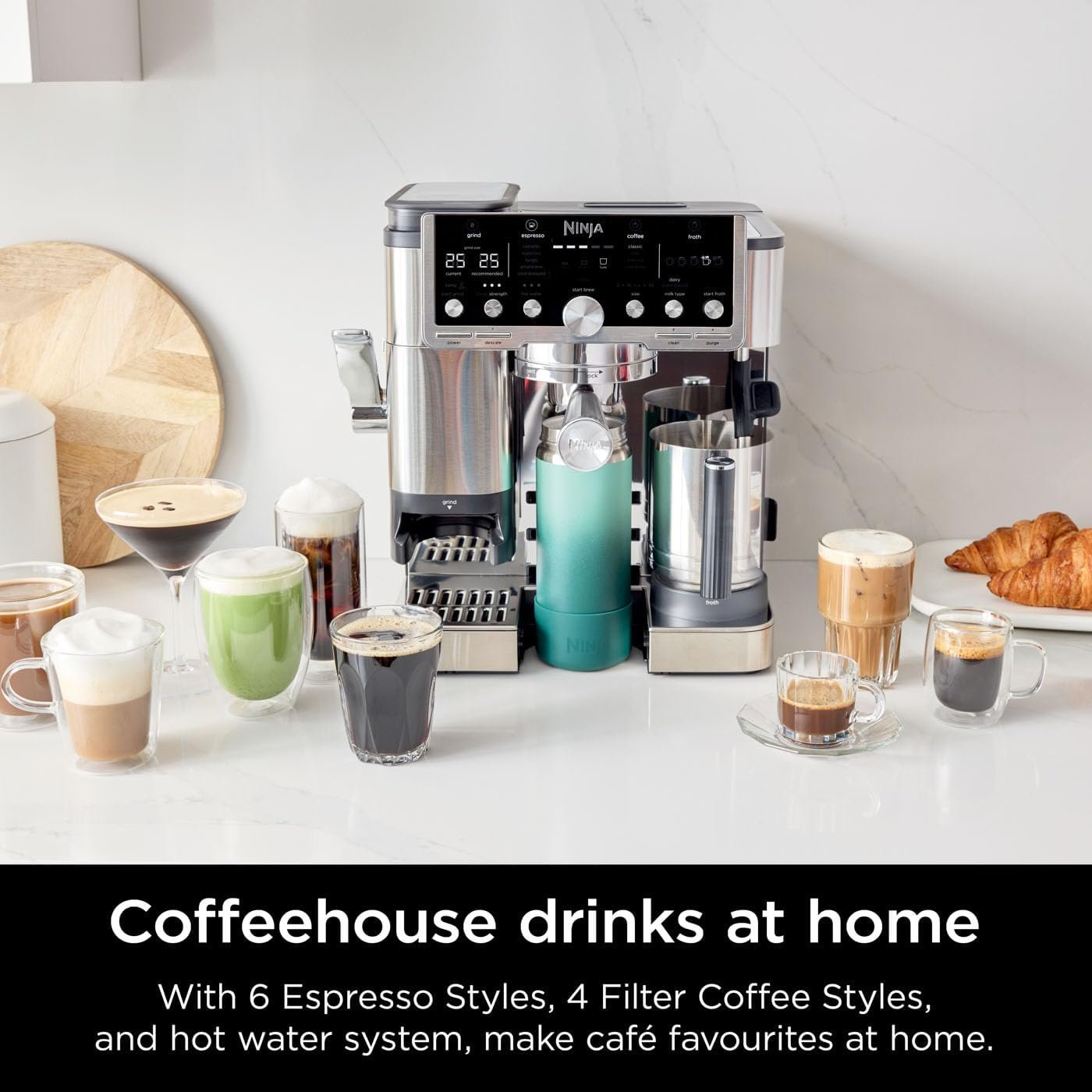 Ninja ES701UK Luxe Cafe Pro Series Espresso Coffee Machine - Image 5