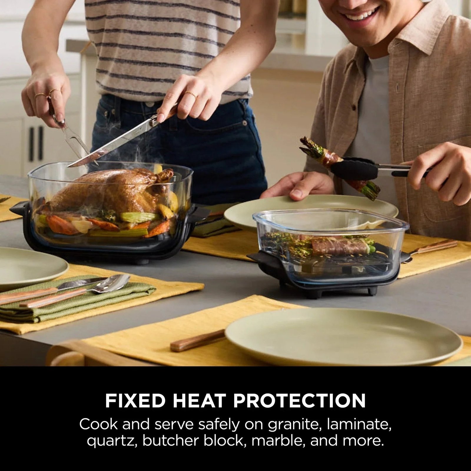Ninja FN101UKSG CRISPi 4 in 1 Portable Glass Air Fryer Sage - Image 2