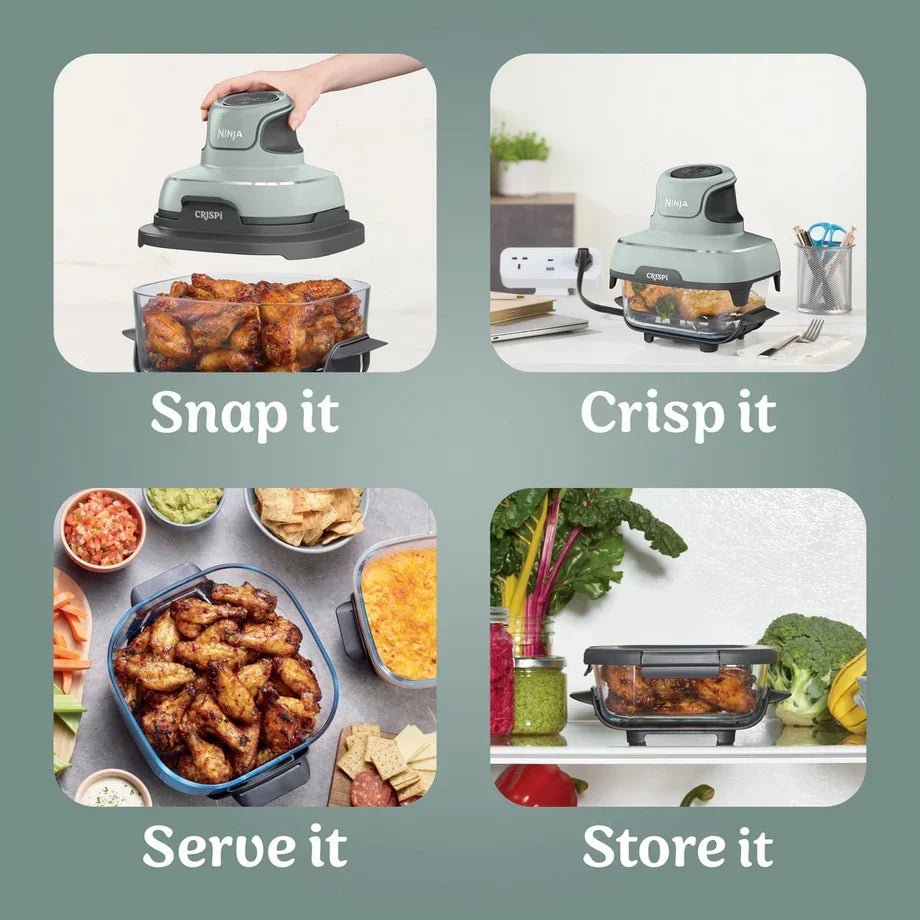 Ninja FN101UKSG CRISPi 4 in 1 Portable Glass Air Fryer Sage - Image 15
