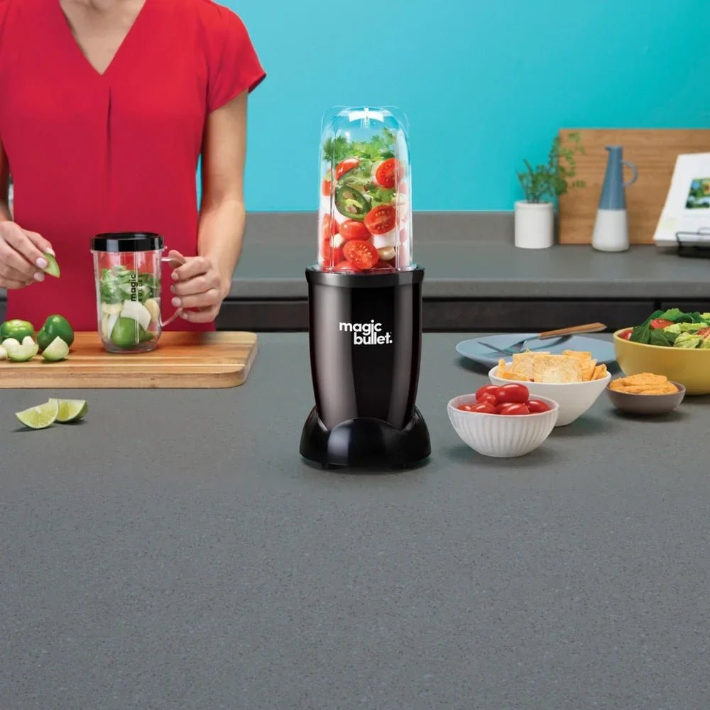 Nutribullet Magic Bullet Starter Kit All in one Food Processor and Blender 02227 Black - Image 4