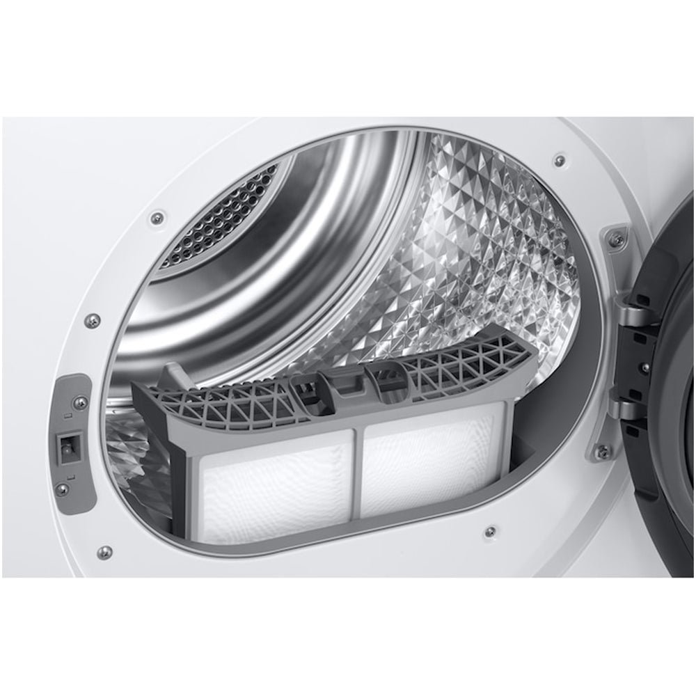 Samsung Series 6 DV90T6240LES1 9kg AI Energy Heat Pump Tumble Dryer White - Image 6