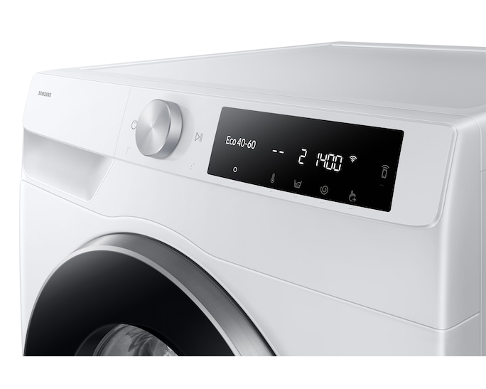 Samsung Series 6 WW90DG6U85LEU1 Bespoke AI Front-Load 9 kg 1400 Spin Washing Machine White - Image 3