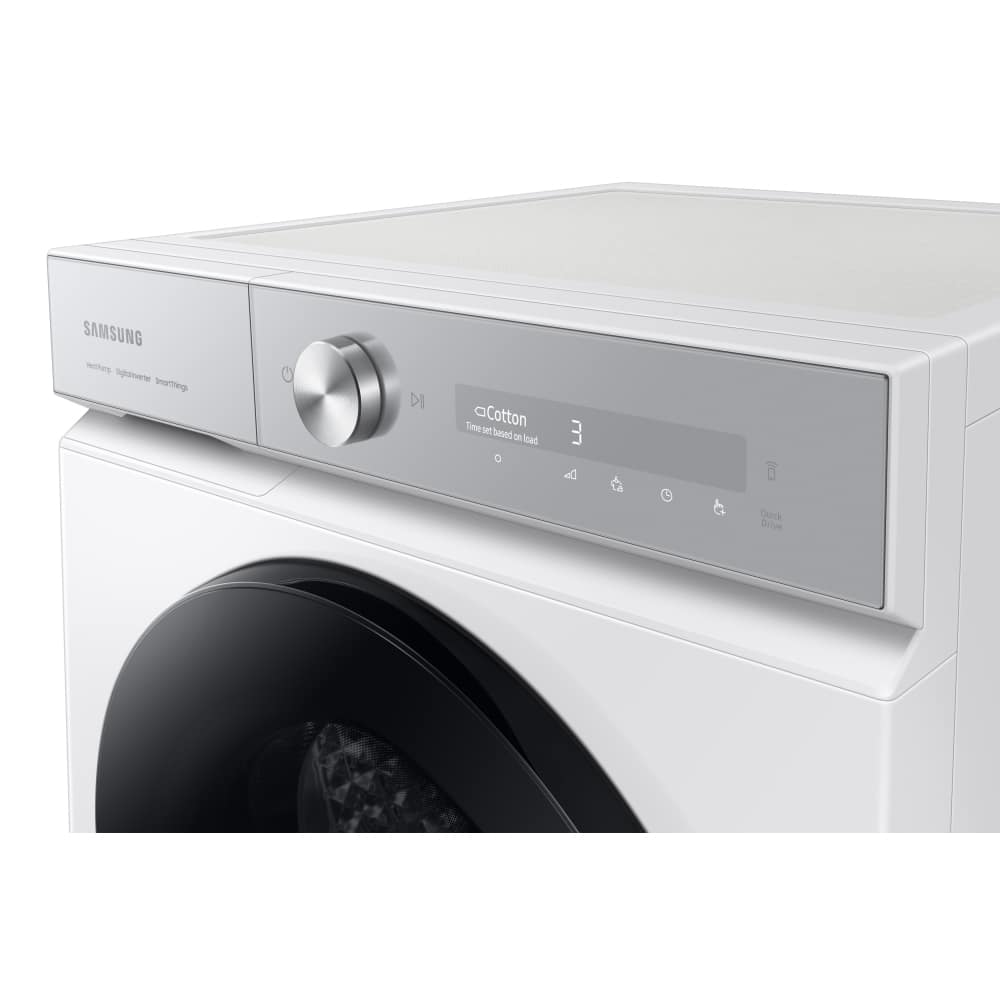 Samsung Series 8 DV90BB9445GHS1 with Optimal Dry 9kg Heat Pump Tumble Dryer White - Image 5