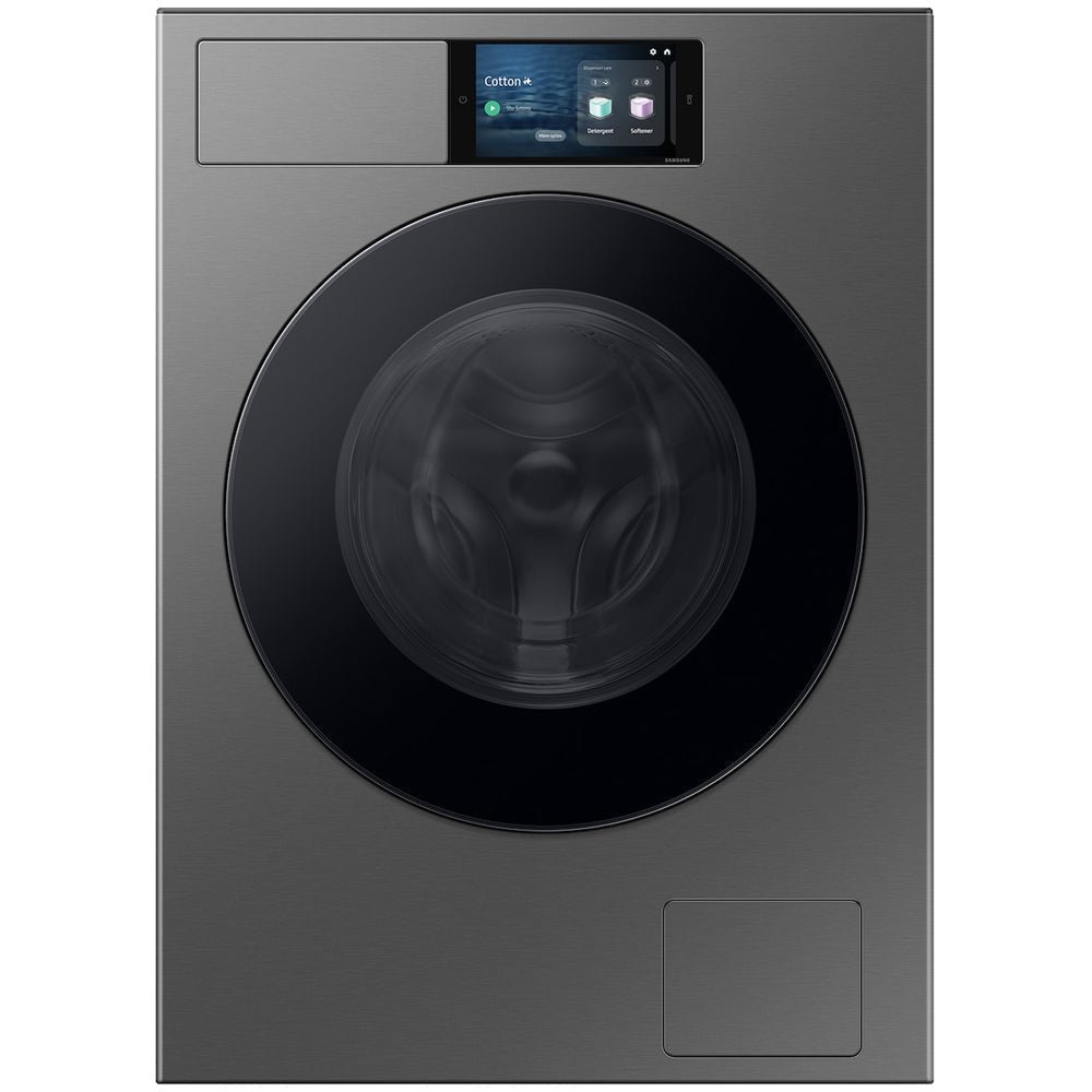 Samsung Series 9 WF90F09C4SU1 Bespoke AI Home 9kg 1400 Spin Smart Washing Machine Dark Steel