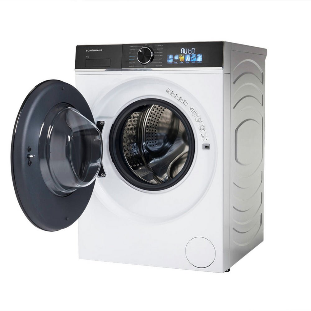 Schonhaus WMSF01814AW 8kg 1400 Spin Freestanding Washing Machine White - Image 2