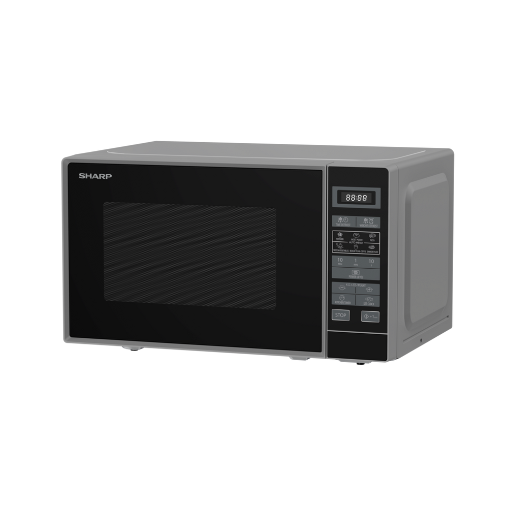 Sharp RDS202TS-UK 20L Solo Microwave Oven Silver - Image 3