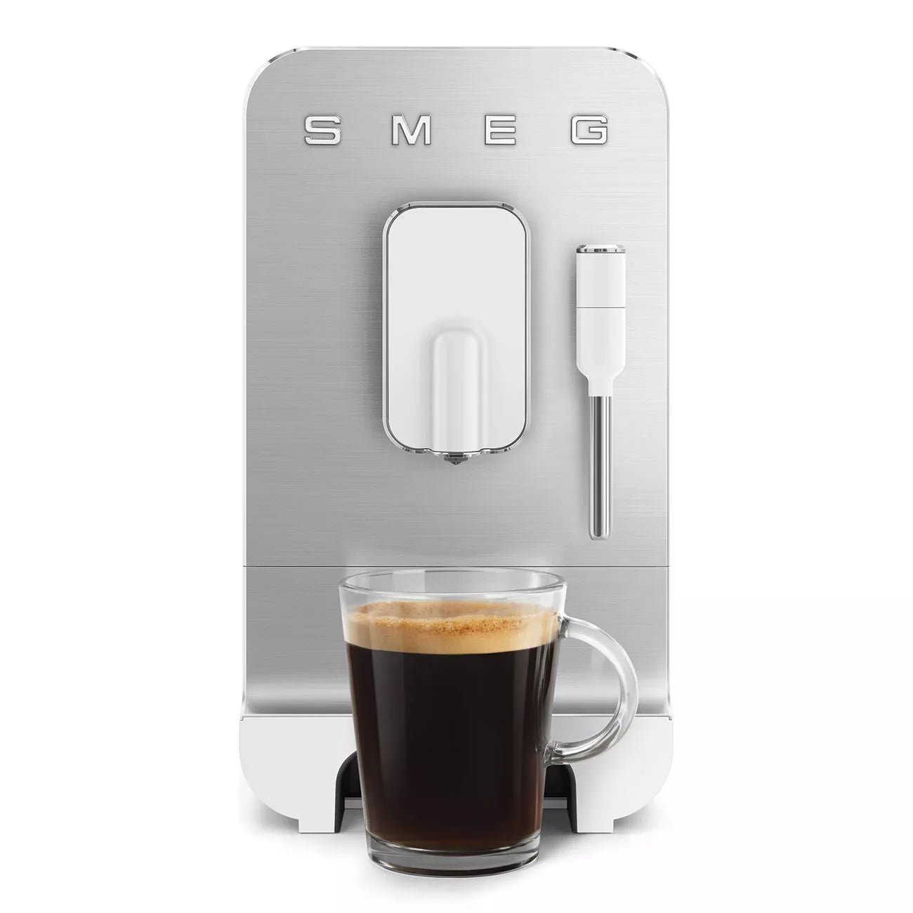 Smeg BCC12WHMUK Retro Bean to Cup Espresso Coffee Machine Matt White - Image 4