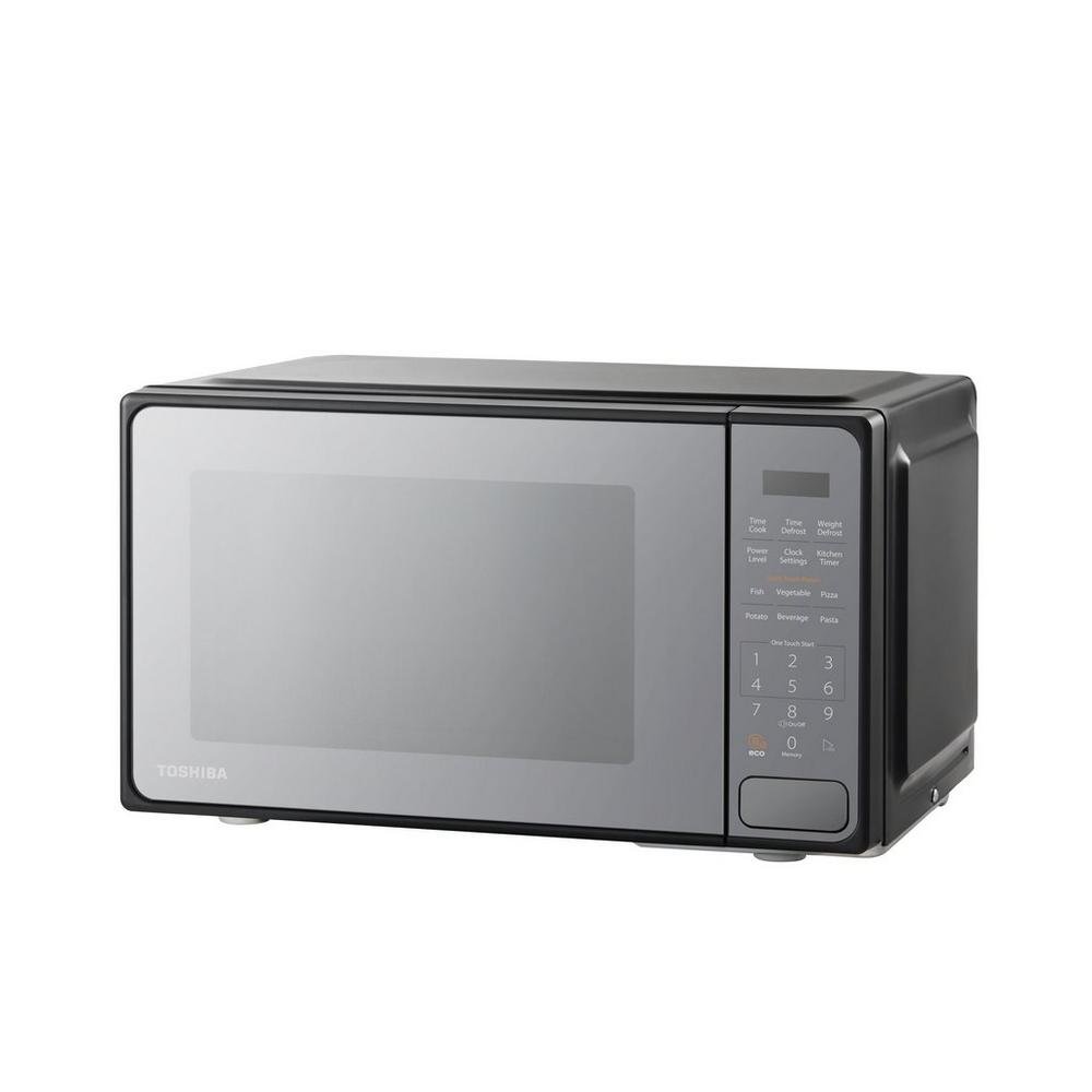 Toshiba MM2EM20PF Microwave Oven Mirror Finish Black - Image 2
