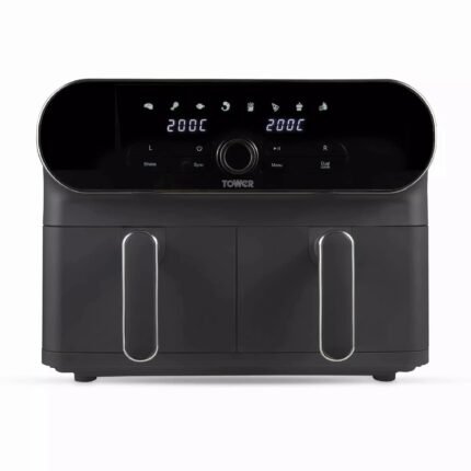 Tower T17138 Vortx Elite 10.4L Dual Basket Air Fryer Grey